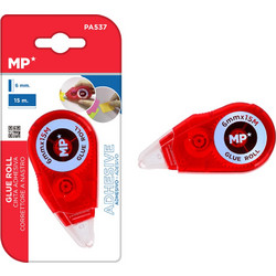 MP κολλητική ταινία διπλής όψεως PA537, 6mm x 15m, κόκκινη