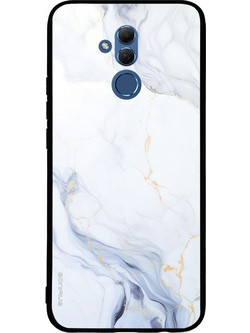 Sonique Marble Series Back Cover White 02 (Huawei Mate 20 Lite)