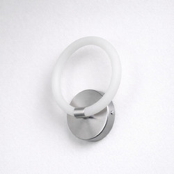 VenCore Velora Silver 6093-20051 - Μοντέρνο Επιτοίχιο Φωτιστικό Απλίκα LED 12W Ασημί Αλουμίνιο με Ρυθμιζόμενο CCT Λευκό - Ημέρας - Θερμό - Χειρισμός C