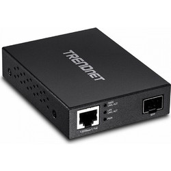 Media Converter Trendnet fiber optic Gigabit PoE PD SFP