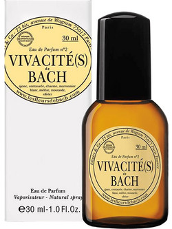 Φυσικά Αρώματα - Bach eau de parfum Vivacite - Vitality - Ξυλώδη Πικάντικο Λουλουδάτο Αρωμα απο Οργανικά αποστάγματα λουλουδιών Bach - Ζωτικότητα - 30ml