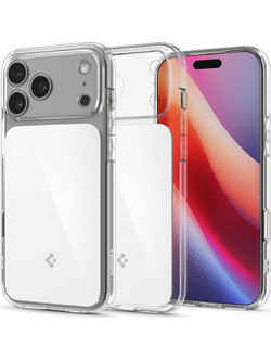 Spigen Ultra Hybrid T MagFit MagSafe Back Cover Glossy White (iPhone 18 Pro / 17 Pro)