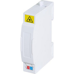 FTTH termination box for Din rail mounting, 2 ports (LL-FB1008)