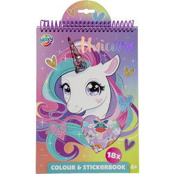 Moxy - Colouring & Stickerbook - Unicorn