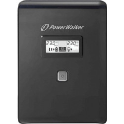 PowerWalker VI 1500 LCD UPS Line Interactive 1500VA 900W με 4 Πρίζες C13 & Schuko
