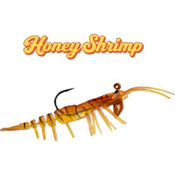 Teke Shrimp 75 Τεχνητό Δόλωμα Σιλικονούχα Γαρίδα 7.5cm 7gr Honey Shrimp