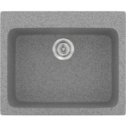Sanitec Classic 331 Υποκαθήμενος Νεροχύτης Γρανίτη Ματ Granite Grey 60x50cm
