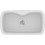 Sanitec Classic 321 Επικαθήμενος Νεροχύτης Γρανίτη Ματ White 83x51cm