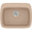 Sanitec Classic 313 Επικαθήμενος Νεροχύτης Γρανίτη Ματ Granite Sand 58x50cm