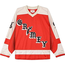 GRIMEY Μακρυμάνικη Μπλούζα ODD CUTLASS HOCKEY JERSEY - Kόκκινο