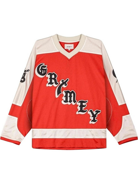 GRIMEY Μακρυμάνικη Μπλούζα ODD CUTLASS HOCKEY JERSEY - Kόκκινο
