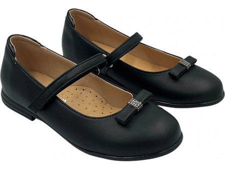 BONITO Παιδικές Μπαλαρίνες με Σκρατς Μαύρες 1226-04black
