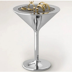 Βάση Δαχτυλιδιών Tini 1024932-158 8,5x8,5x11,5cm Chrome Umbra Μέταλλο