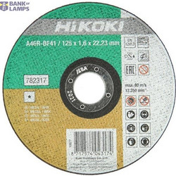 Cutting wheel 125*1.6 HITACHI INOX 782317
