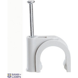 Cable clip Fixfor - for concrete materials - for cable O 7 mm - grey