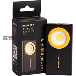 LED Flashlight 5W COB 350lm/120lm IP54 Li-ion
