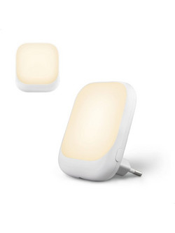Zazu Socket Light Φωτάκι Πρίζας Led με Αισθητήρα Νυκτός Λευκό