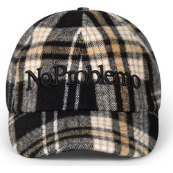 NO PROBLEMO Plaid Cap - Black/Brown
