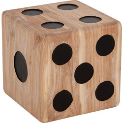ΣΚΑΜΠΟ ΖΑΡΙ ΞΥΛΟ ΤΕΑΚ ΣΕ WHITE WASH ΧΡΩΜΑ 40x40x40