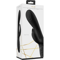 Vive Cato Pulse G-Spot Rabbit Δονητής Rabbit Μαύρος
