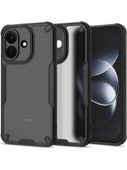 Tech-Protect Rugged Shield Back Cover Matte Black (Xiaomi Redmi Note 17 Pro 5G)