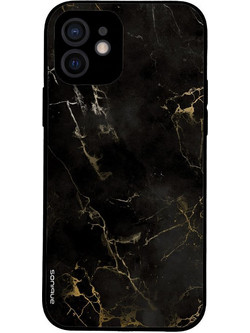 Sonique Marble Series Θήκη iPhone 12 Black 01