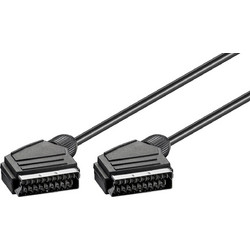 GOOBAY καλώδιο Scart 21pin σε Scart 21pin 11702, 1.5m, μαύρο