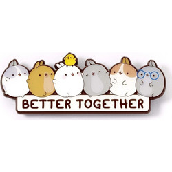 Molang Together Pin Badge MLPB0130