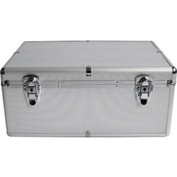 MediaRange CD Box για 1 Δίσκο με Διάφανη Πρόσοψη σε Ασημί Χρώμα BOX77