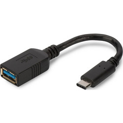 Digitus Μετατροπέας USB-C male σε USB-A female 1τμχ AK-300315-001-S AK-300315-001-S