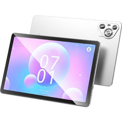 Tablet Hoco. A14 Ultra-thin 11" WiFi 3GB + 3GB/64GB MicroSD Android 14 5000mAh Ασημί με Screen Protector και Θήκη Book