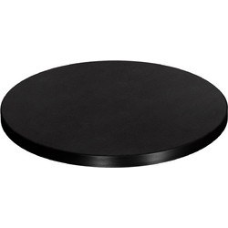 ΕΠΙΦΑΝΕΙΑ ΤΡΑΠΕΖΙΟΥ SINTERED STONE HM6652.01 ΜΑΥΡΗ ΜΕ ΠΛΑΙΣΙΟ ALU ΜΑΥΡO Φ60εκ