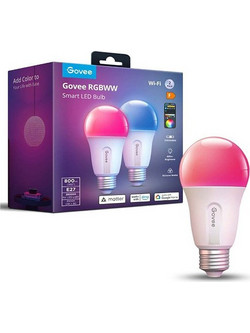 GOVEE B6004 Smart LED Bulb RGBWW E27 800L (2 PACK) (B6004)