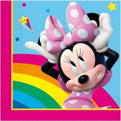 Χαρτοπετσέτες 33x33 Minnie Rainbow Makes Me Smile 20Τμχ (97241)