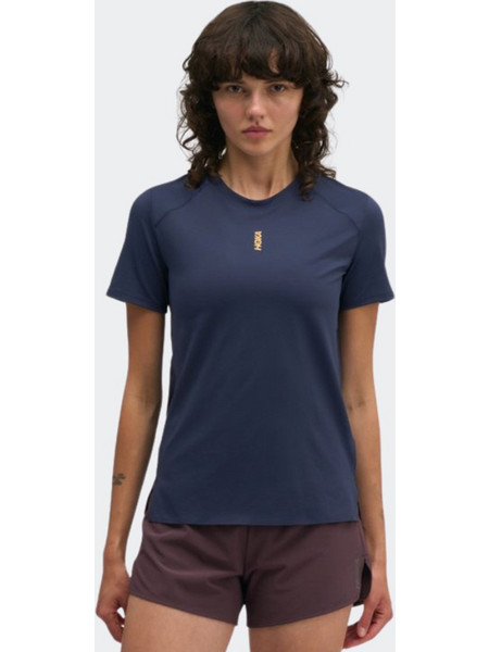 HOKA EveryRun Short Sleeve KTT Γυναικείο T-Shirt σε Μπλε Χρώμα