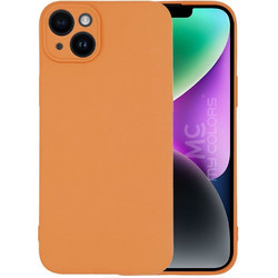 Sonique My Colors Θήκη Σιλικόνης Orange (iPhone 14)