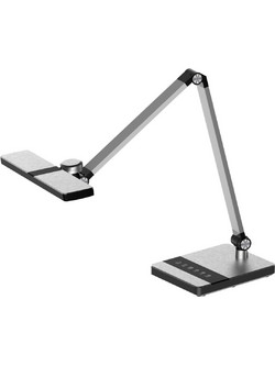 Aca Φωτιστικό Γραφείου Ασημί Πλαστικό Led SMD 9W 500lm CCT 3000K-4000K-6500K IP20 (BL1105S)