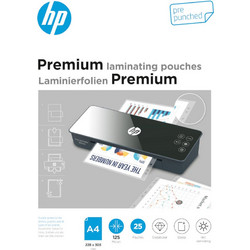 HP 9122 Premium φύλλα πλαστικοποίησης με τρύπες αρχειοθέτησης για Α4 - 125 microns - 25 τμχ