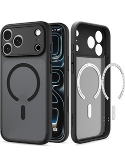 Spigen Ultra Hybrid MagFit Θήκη iPhone 18 Pro Max / 17 Pro Max Frost Black (ACS12123)