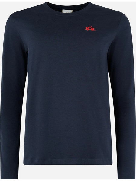 LA MARTINA ΜΠΛΟΥΖΑ T-SHIRT ΜΜ 3LMWDR001-07207 DarkBlue