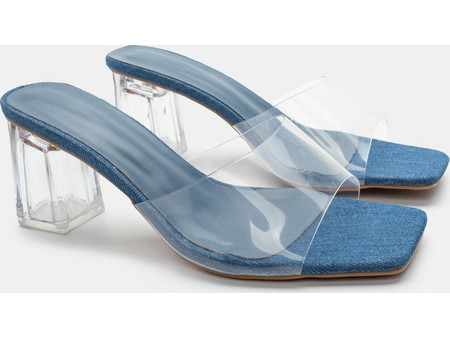 Mules με Διαφάνεια AM-SHOES 40