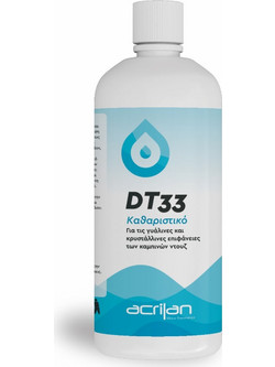Acrilan DT 33 - Καθαριστικό Καμπίνας Μπάνιου κατά της Σταγόνας 500ml