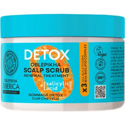 Oblepikha Siberica Professional Detox with Biolipid Complex & Salicylic Acid Scalp Scrub 300ml