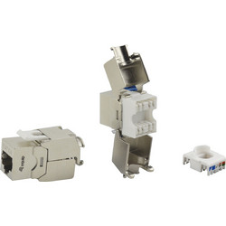 Equip Keystone Jack geschirmt Cat6A LSA wzf.8Stk sil