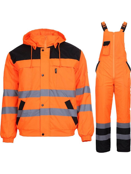 Σετ εργασίας φωσφοριζέ COLLINS HV 2.0 WINTER Stenso Orange
