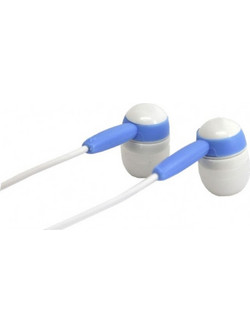 HP-2771 Ακουστικά Ψείρες In-Ear Λευκά Γαλάζια