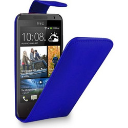 Δερμάτινη Θήκη Flip για HTC Desire 300 Μπλέ (ΟΕΜ)