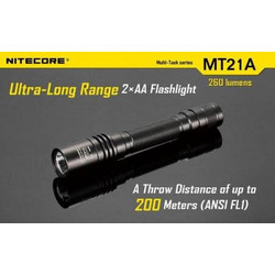 Nitecore MT21A Φακός Μπαταρίας Led Αδιάβροχος 260lm