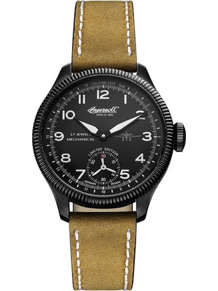 Ingersoll Chinook Mechanical Watch Ανδρικό Ρολόι Αυτόματο με Καφέ Δερμάτινο Λουράκι IN3105BBKW