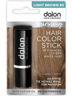 Dalon Color Hair Stick 5 Καστανό Ανοιχτό Κραγιόν Μαλλιών 4.5gr